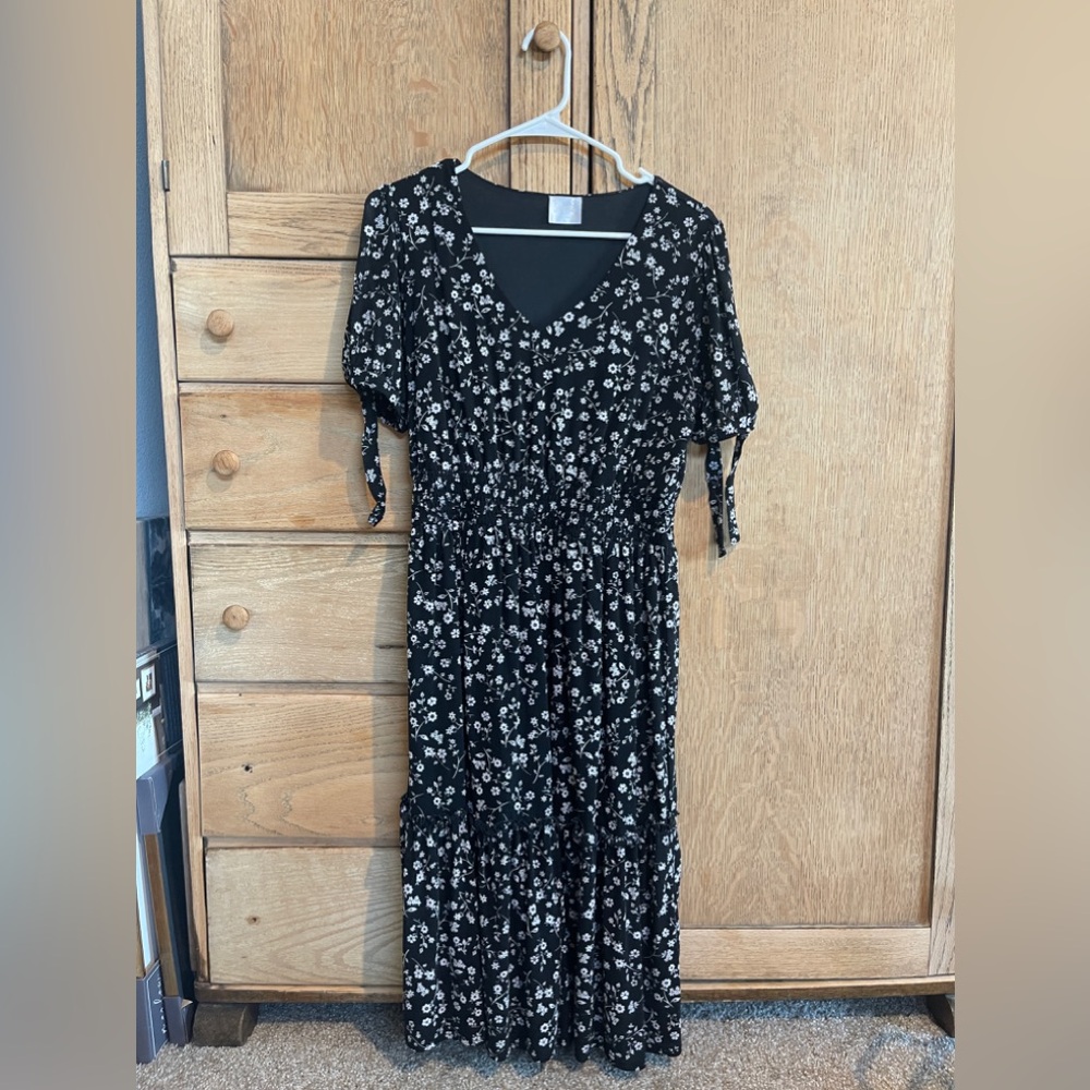 Floral midi dress